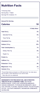 PH 500 electrolyte tablets