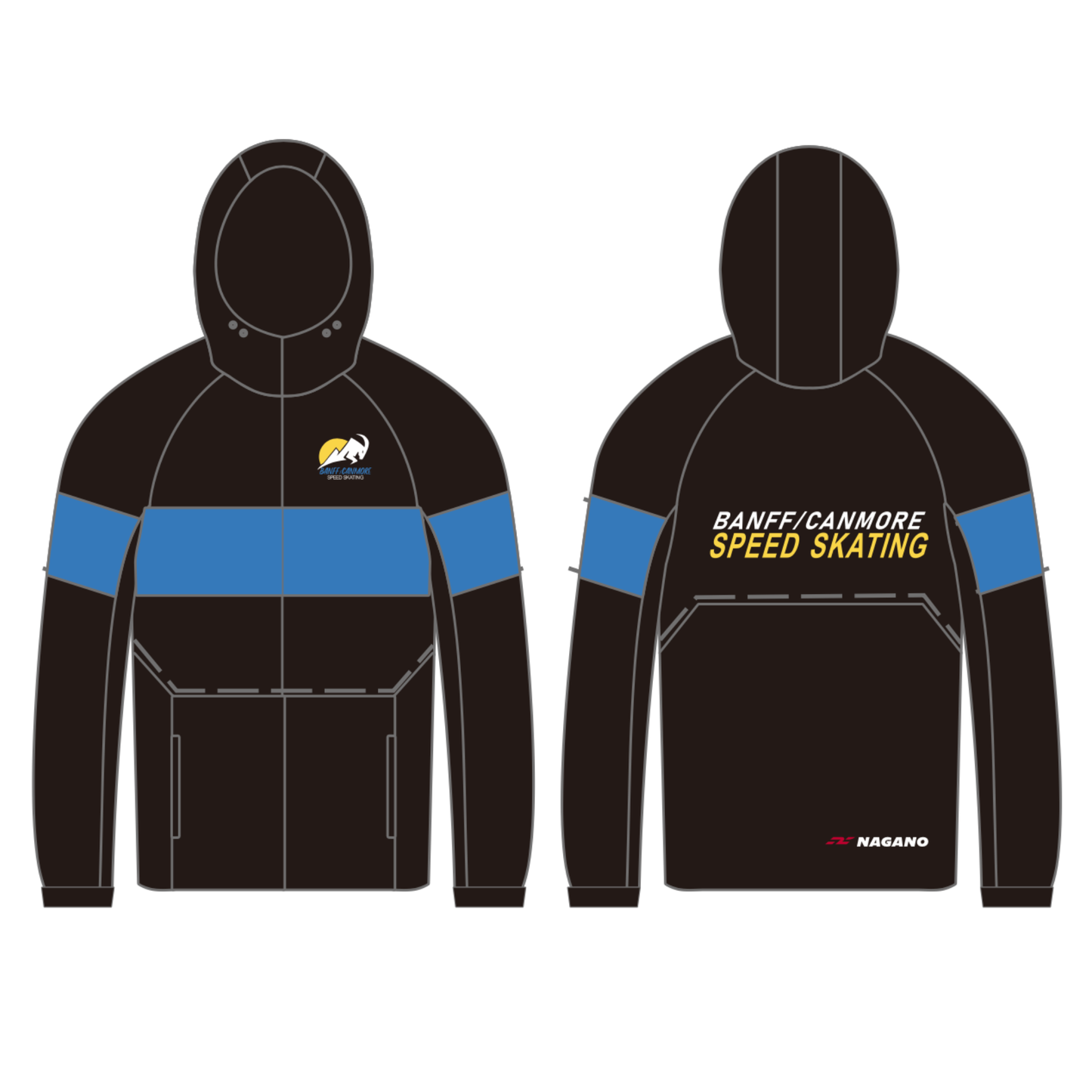 Hoodie Full Zipper- Sublimé - Banff