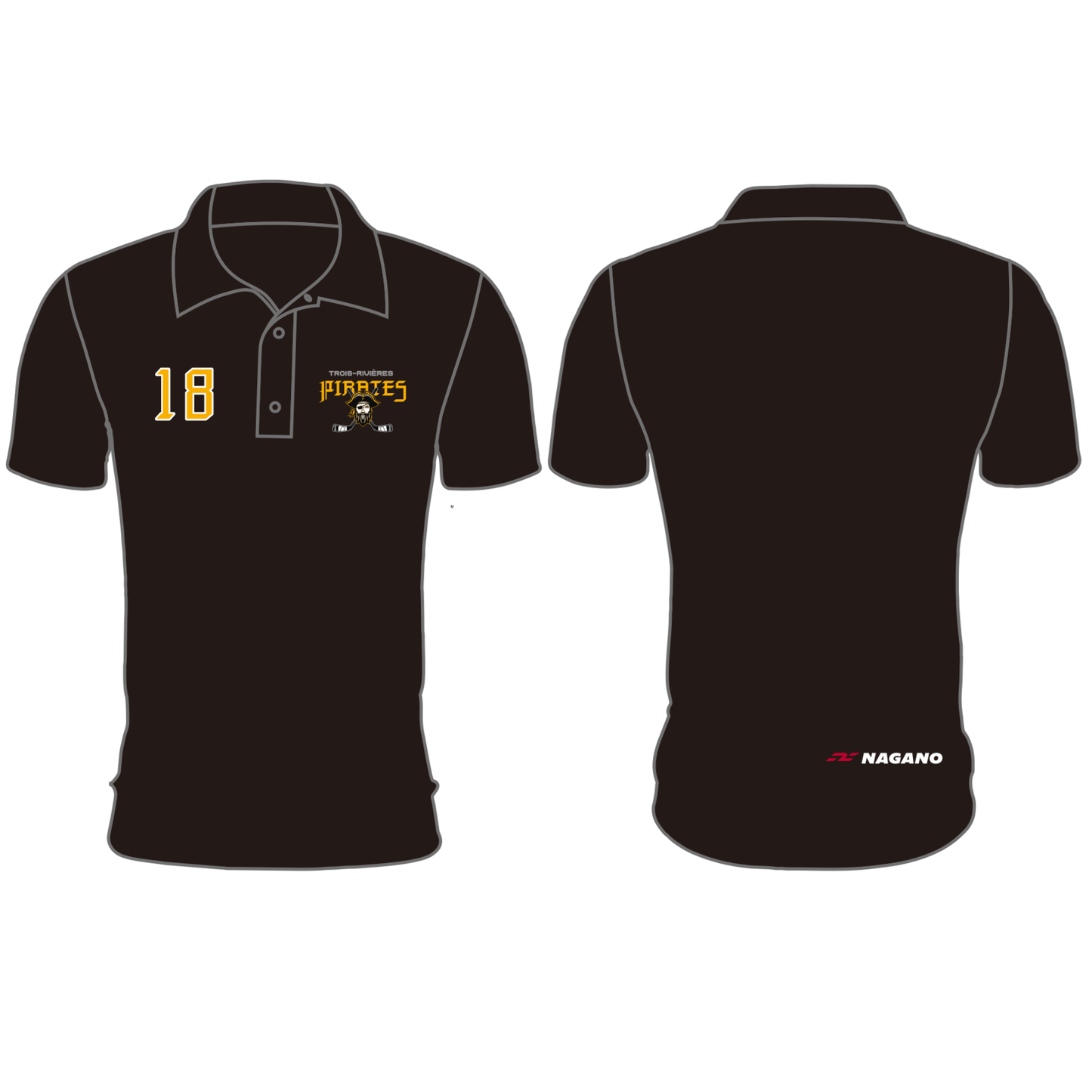 Polo - DriFit T-08 - Pirates