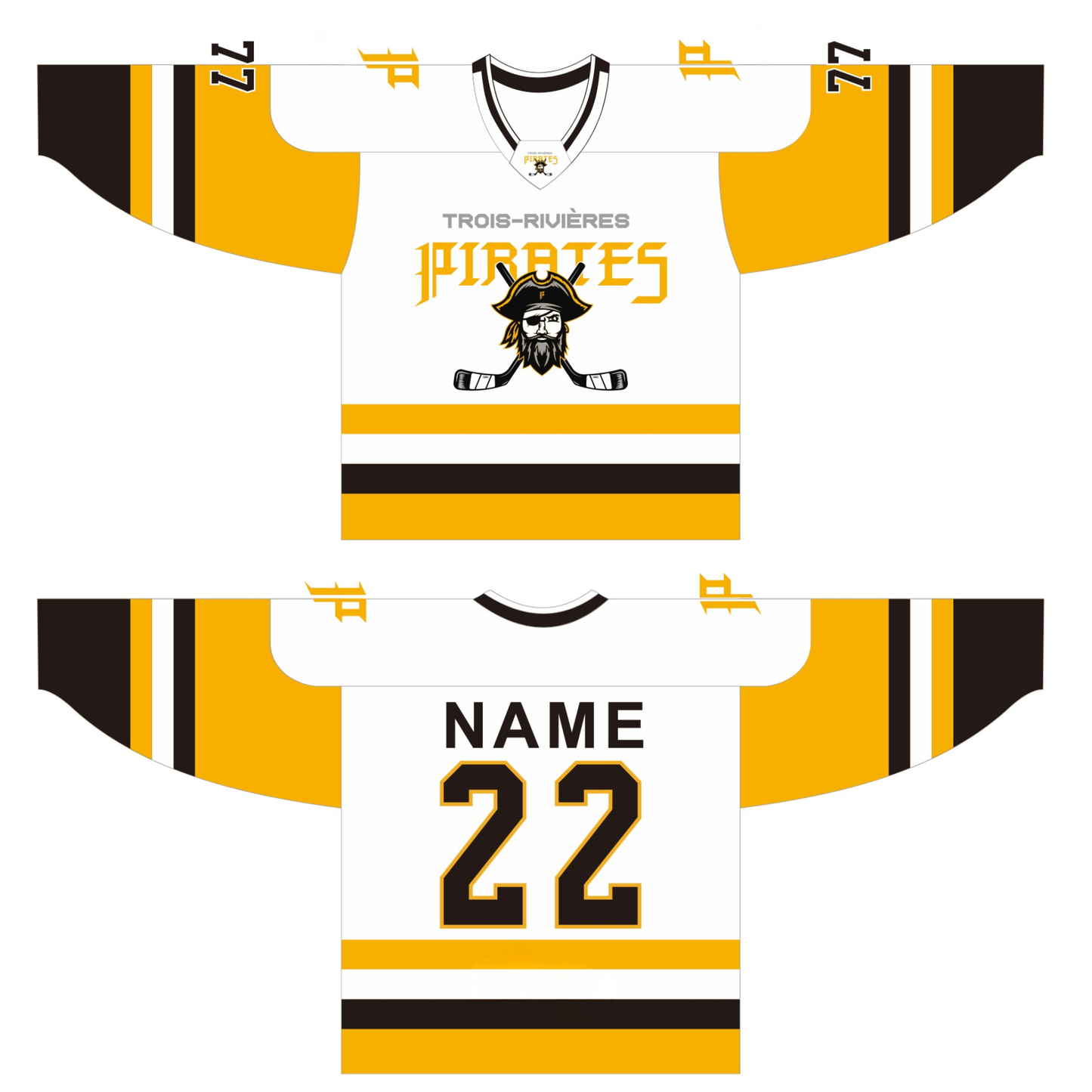 Chandail Hockey - Pirates
