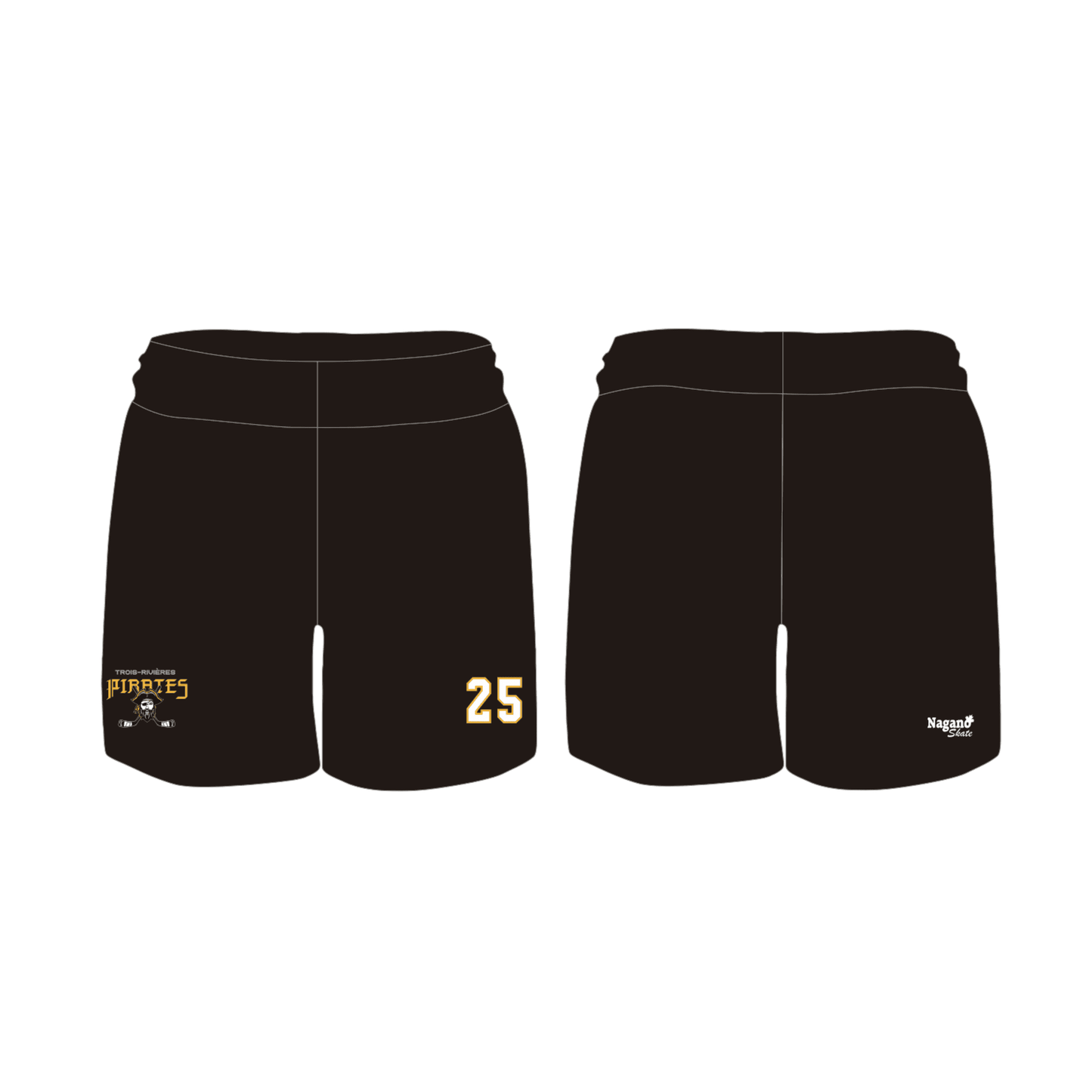 Shorts d'entrainement sublimé T-02 - Pirates