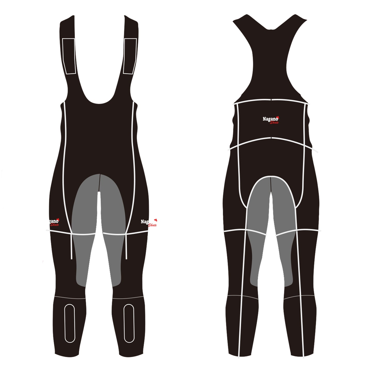 Bib Technique Performance - Ice Canoe - All Black