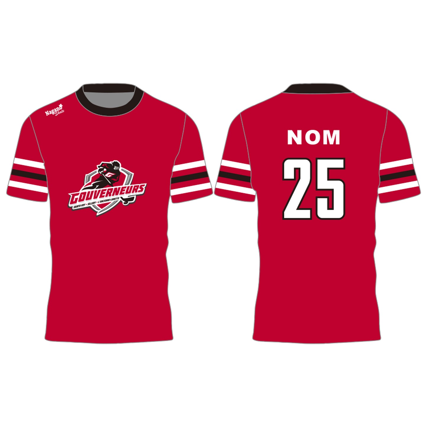 Hockey T-Shirt T02 - Gouverneurs STF-SIL-AL - Team order only