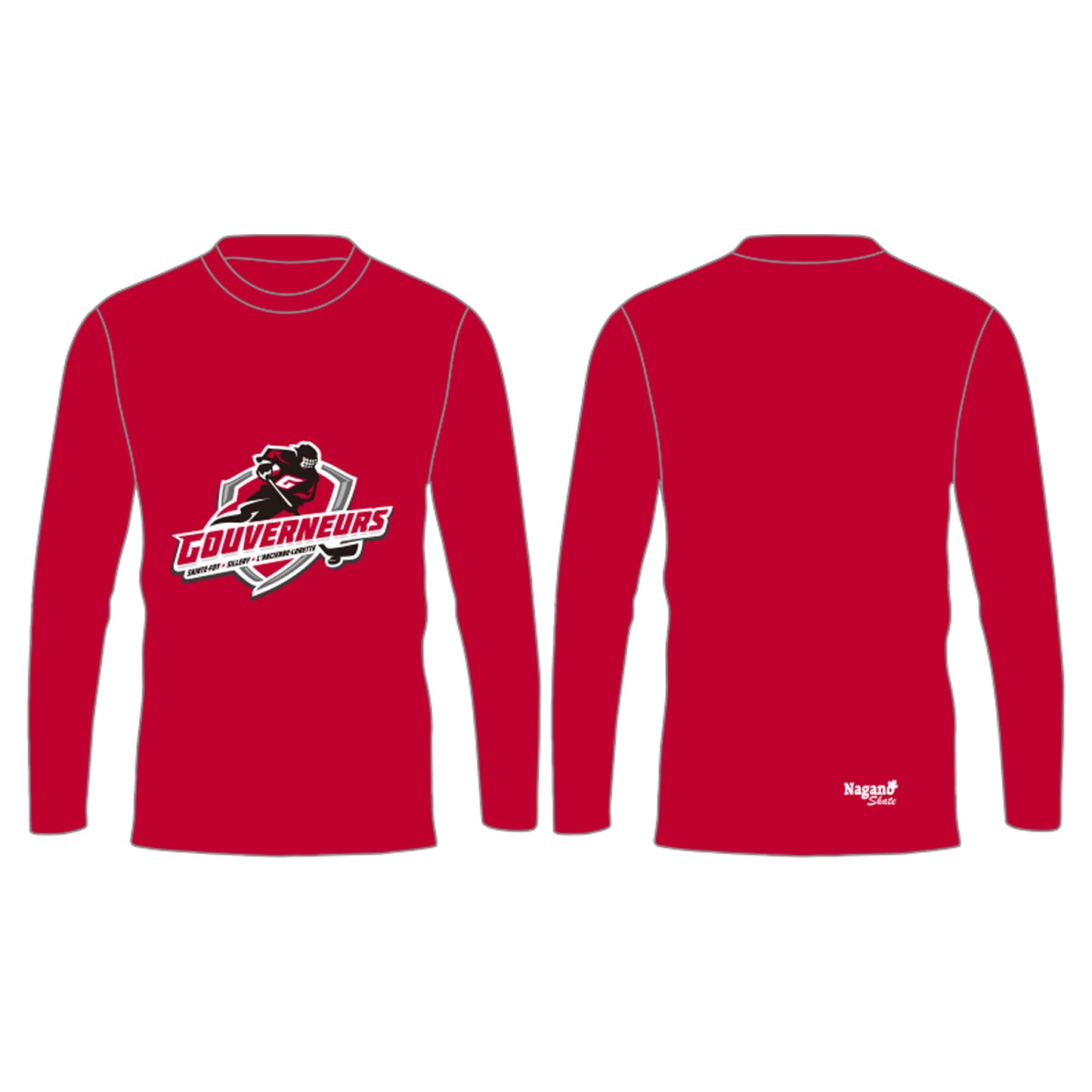 LiteDri Long Sleeve T-Shirt - Sublimated - Gouverneurs - STF-SIL - AL