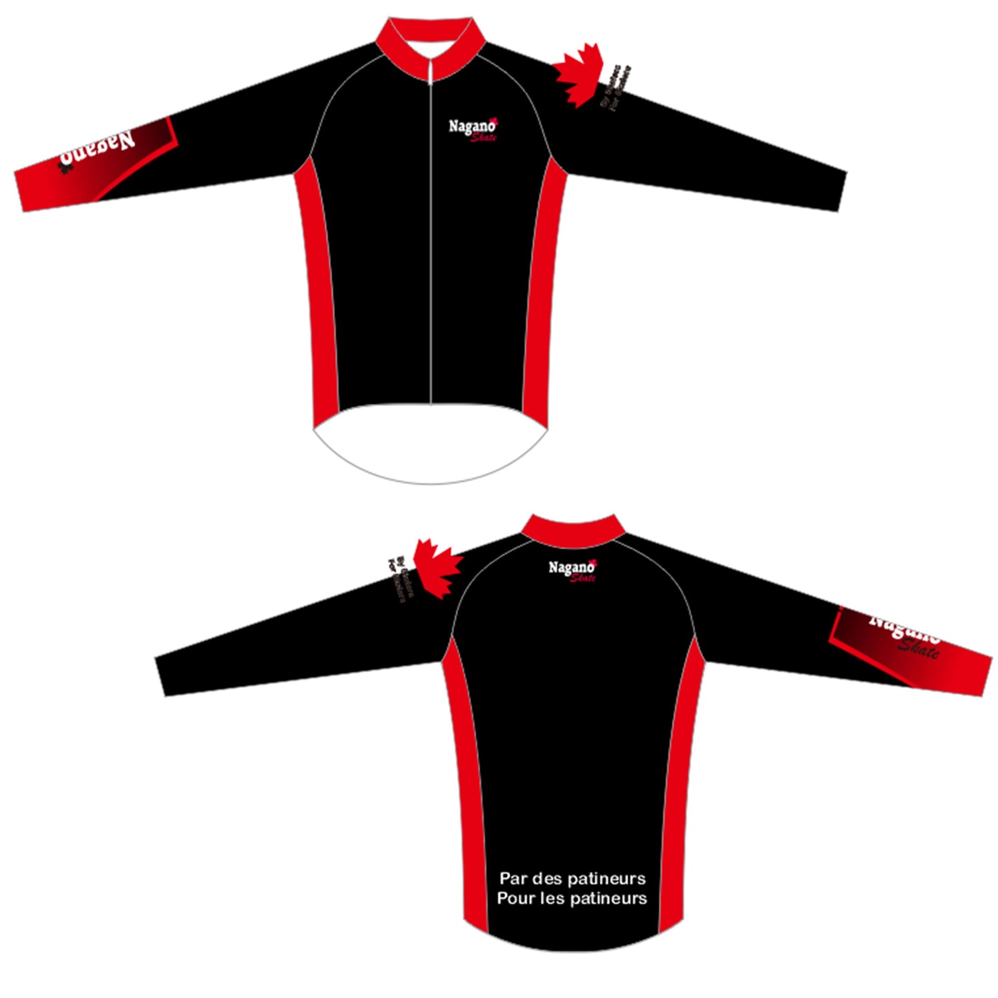 Fleece jacket - Nagano Skate Design