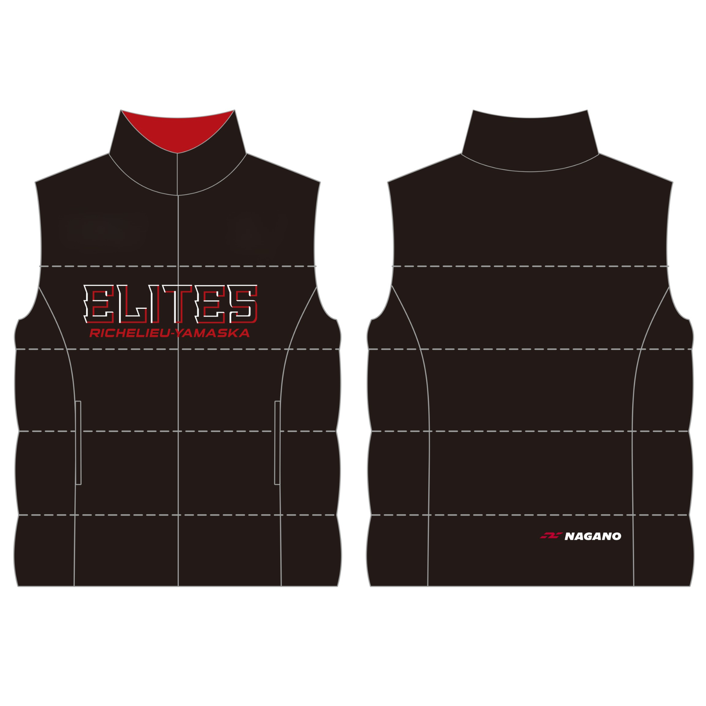 Veste Puffy Sublimé - Court Sans Manche - Elites