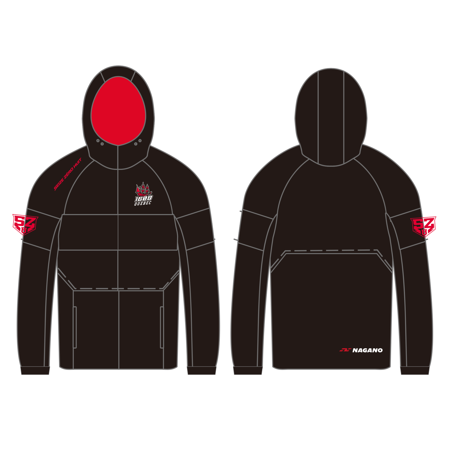 Hoodie Zipper - Sublimé - 1608