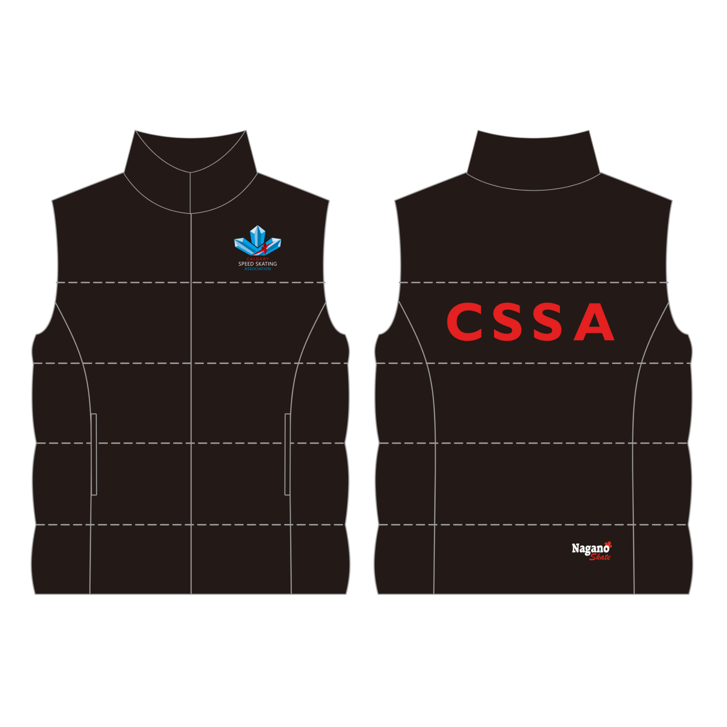 Veste Puffy Sublimé - Court Sans Manche - CSSA