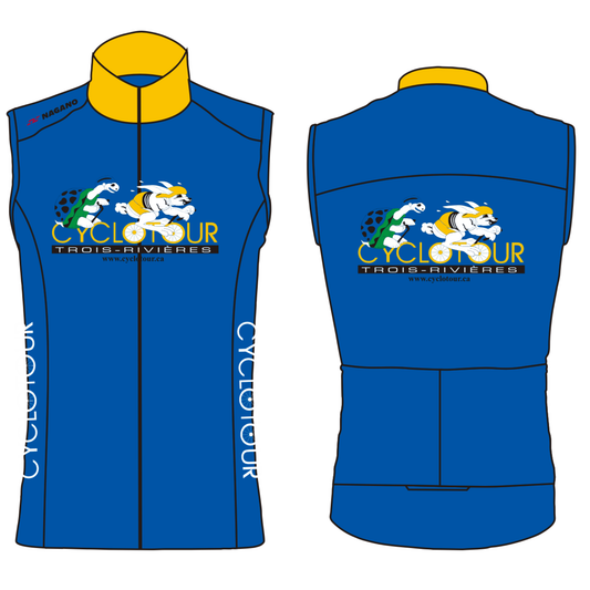 Windbreaker Jacket - Short Sleeveless - Cyclotour