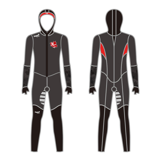 Long Track Lycra Suit -Pro Rubber - Nagano Design