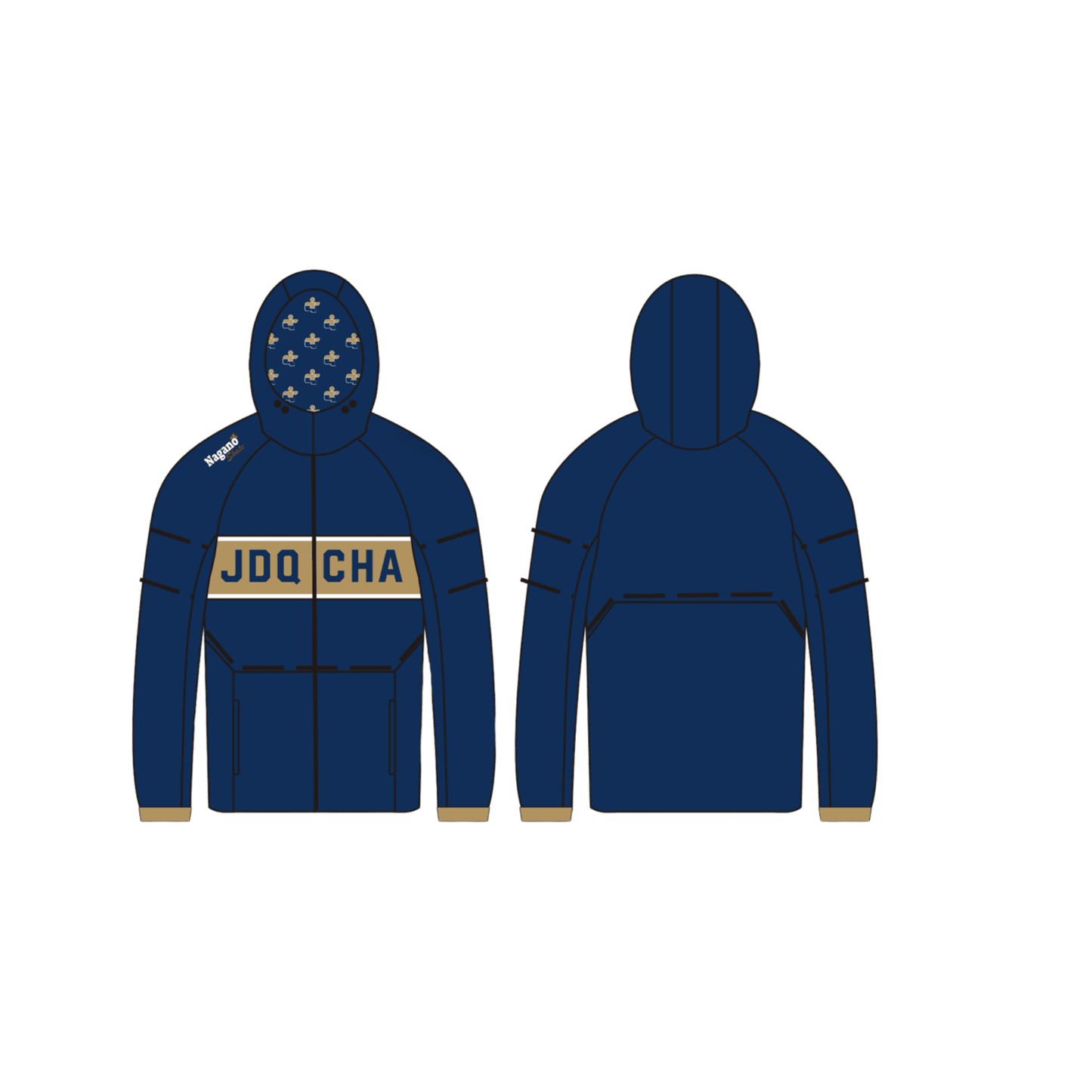 Full Zipper Hoodie - Sublimated - Chaudière-Appalaches, JDQ