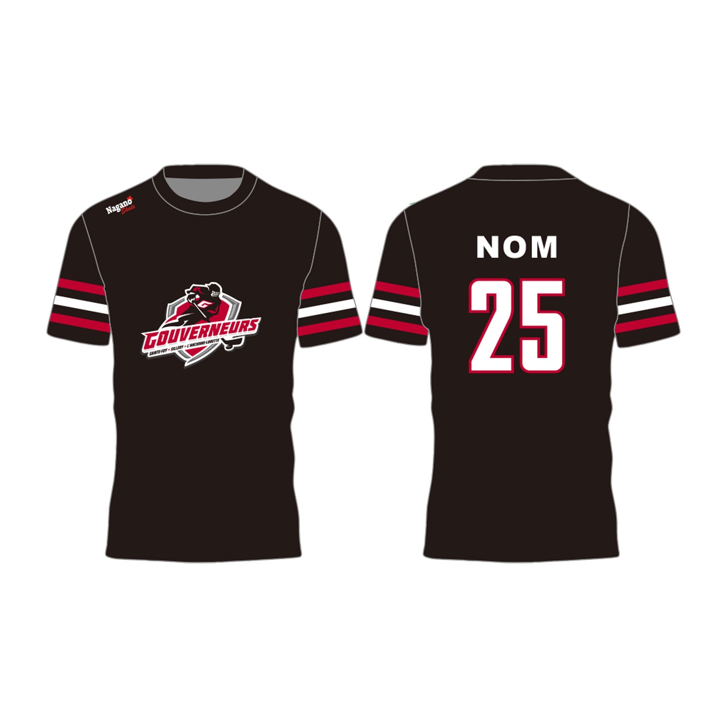 T-Shirt Hockey T02 - Gouverneurs SFSAL - Commande d'équipe seulement