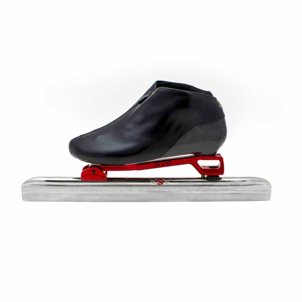 Speed Skating Boots Black Xspeed Thrust Inline Skate, Wheels At